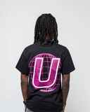 Universal Statement Puff Tee Black/Mauve
