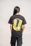Classic Fit Fern U Puff Tee Black