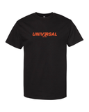 Universal Statement Puff Tee Black/Orangeade