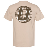 Classic Fit Universal Brown Puff Tee Sand