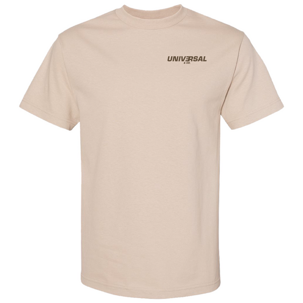 Classic Fit Universal Brown Puff Tee Sand